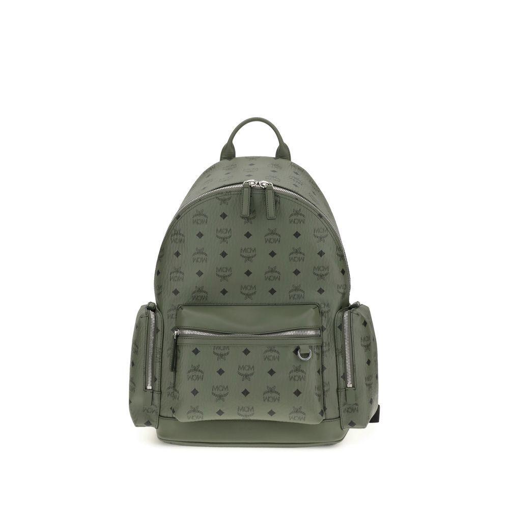 Front view with bag zipped and handles upright.
