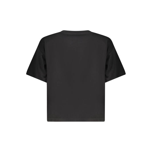 Guess Jeans Black Cotton Tops & T-Shirt