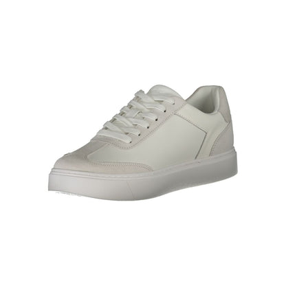 Calvin Klein White Polyurethane Men Sneaker 1728,67403481248,Athletic - Sneakers - Shoes,Calvin Klein,EU40/US7,EU41/US8,EU42/US9,EU43/US10,EU44/US11,EU45/US12,Men,New with tags,Shoes,Sneakers - Shoes,White