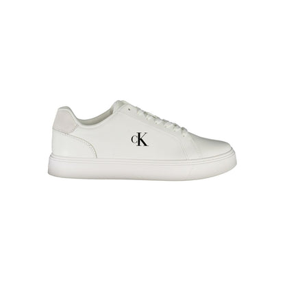 Calvin Klein Bianco Polyurethane Men Sneaker 1728,67403481248,Athletic - Sneakers - Shoes,Calvin Klein,EU40/US7,EU41/US8,EU42/US9,EU43/US10,EU44/US11,EU45/US12,Men,New with tags,Shoes,Sneakers - Shoes,White