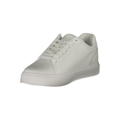 Calvin Klein Bianco Polyurethane Men Sneaker 1728,67403481248,Athletic - Sneakers - Shoes,Calvin Klein,EU40/US7,EU41/US8,EU42/US9,EU43/US10,EU44/US11,EU45/US12,Men,New with tags,Shoes,Sneakers - Shoes,White