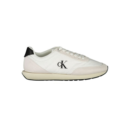 Calvin Klein White Polyester Men Sneaker 1728,67403481248,Athletic - Sneakers - Shoes,Calvin Klein,EU40/US7,EU41/US8,EU42/US9,EU43/US10,EU44/US11,EU45/US12,Men,New with tags,Shoes,Sneakers - Shoes,White