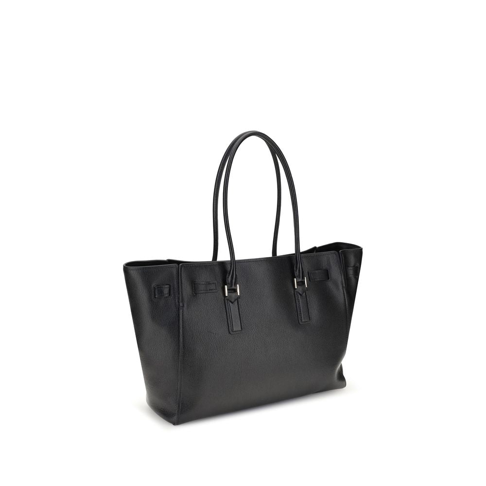 Front view with bag zipped and handles upright.