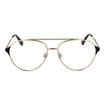 Max & Co Gold Women Glasses Frame in metal with full-rim aviator style, featuring 55mm lenses and a branded case included.