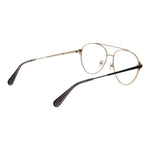 Max & Co Gold Women Glasses Frame, metal aviator style, full-rim with demo lenses, 55mm width, 135mm frame