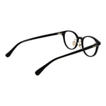 Max Mara Black Women Glasses Frame in acetate with demo lenses, full-rim round style, shown with branded case.