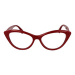 Max Mara Red Women Glasses Frame, acetate, full-rim cat eye style, 53-16-140 size, 100% UVA&UVB protection.