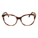Max Mara Brown Women Glasses Frame in acetate with full-rim round style. Lenses width 52mm, bridge 17mm, frame width 135mm.