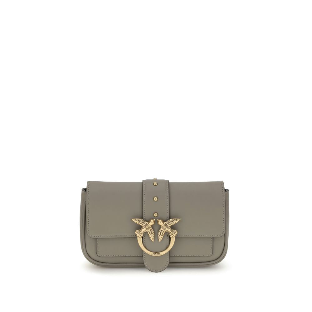 Front view with bag zipped and handles upright.