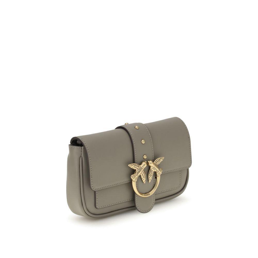 Front view with bag zipped and handles upright.