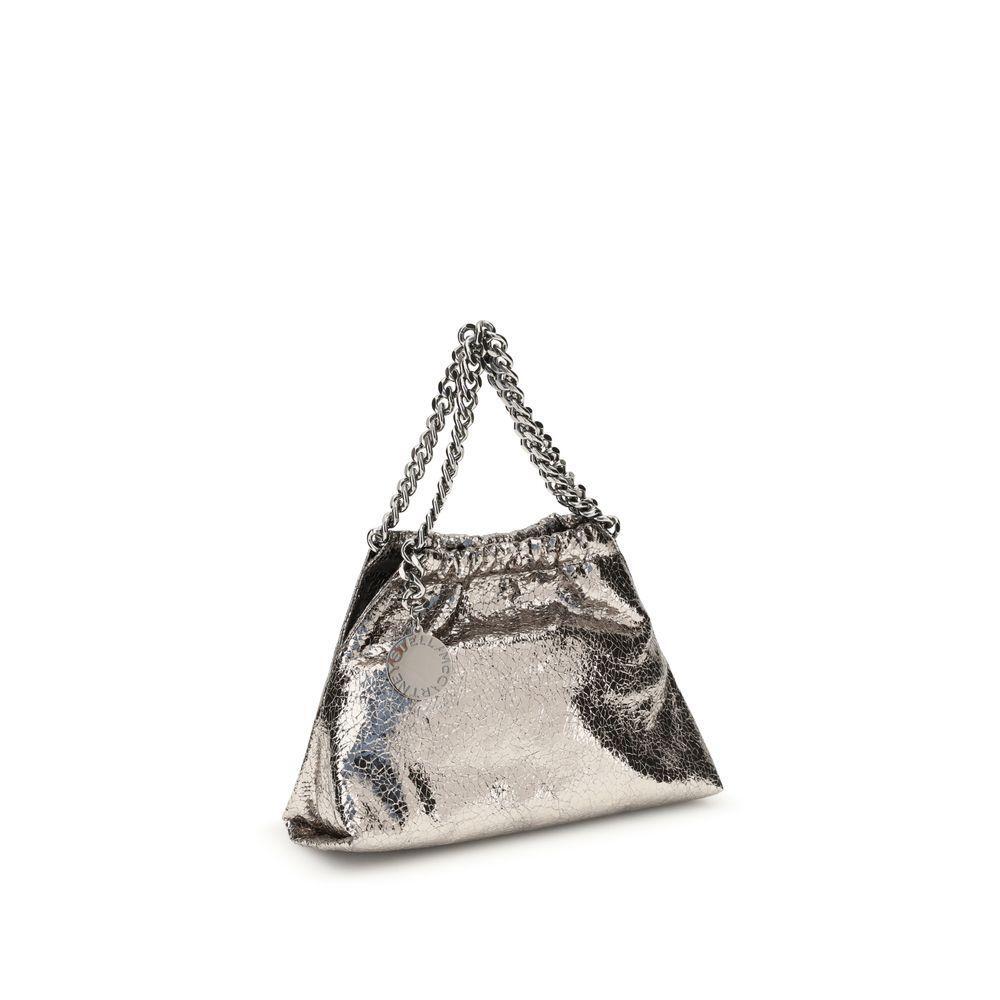 Stella McCartney Metallic crackle-effect Falabella Shoulder Bag ST7B0144WP05871113BB