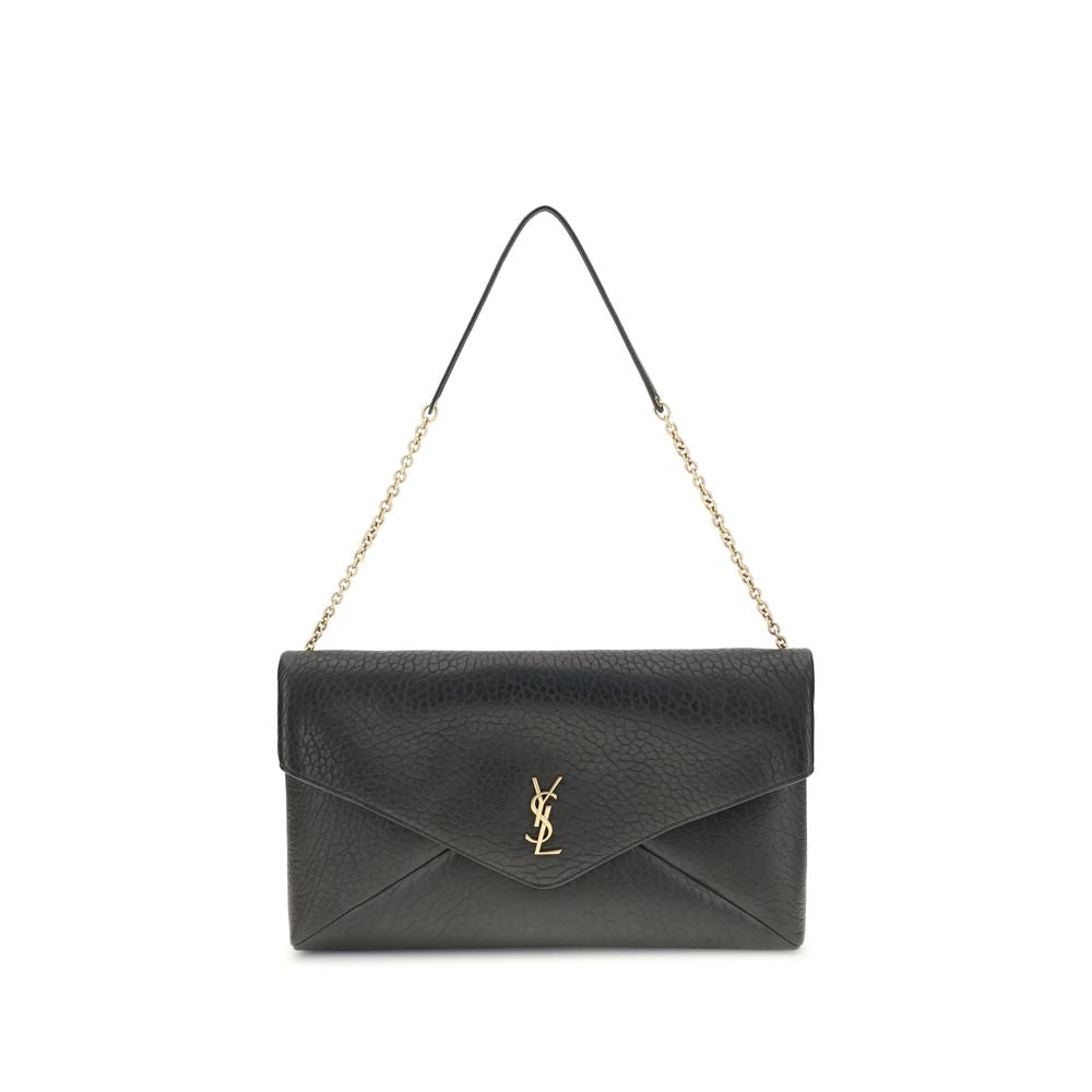 Front view with bag zipped and handles upright.