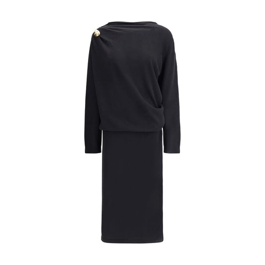 Fabiana Filippi Wool long Dress FA-ABD225F618N128825-IT44 | L