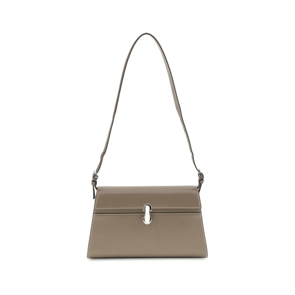 Front view with bag zipped and handles upright.