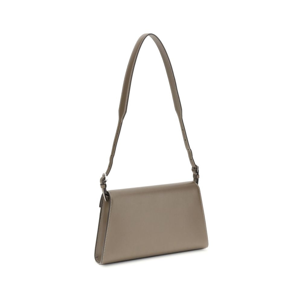 Front view with bag zipped and handles upright.