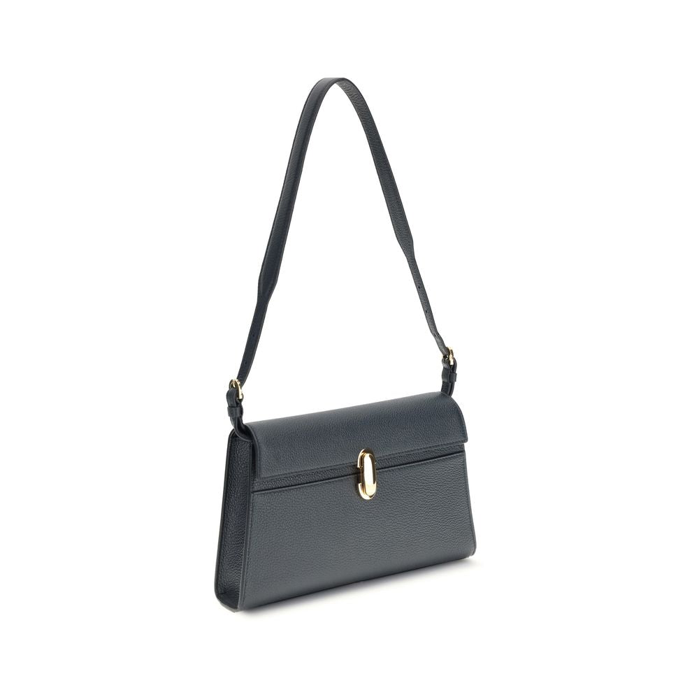 Front view with bag zipped and handles upright.