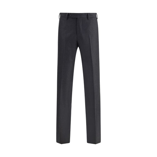 Germano Virgin wool Pants, slim fit, front zipper, button closure, belt loops, straight pattern, ideal for formal occasions, AW25 collection