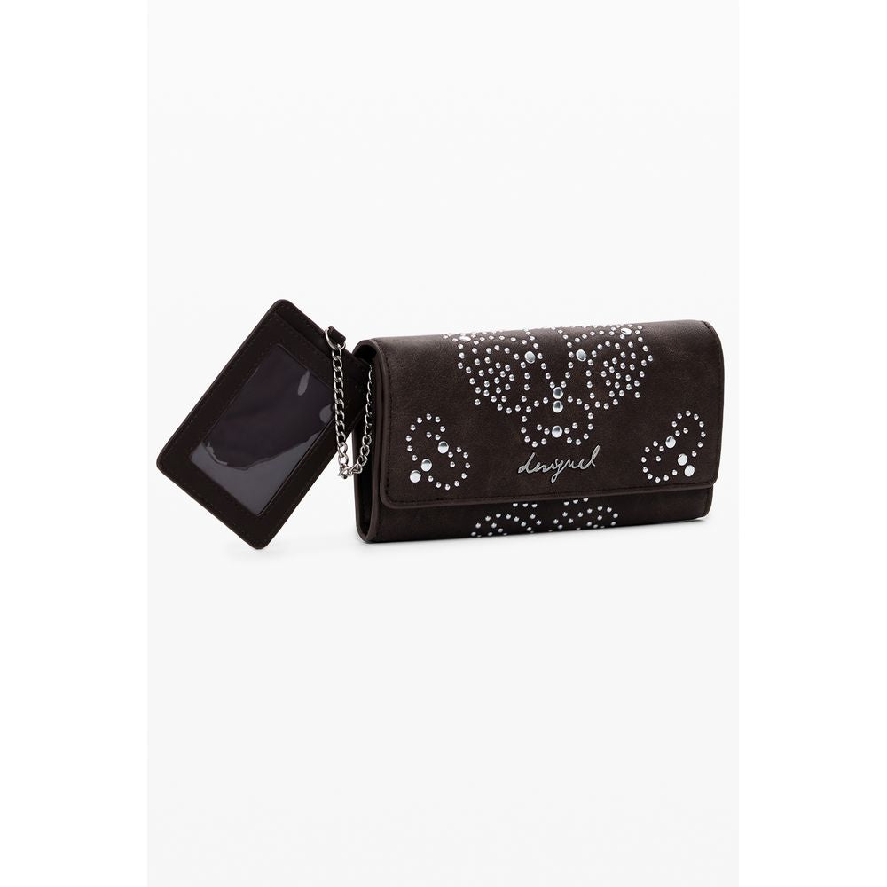 Desigual Brown Polyethylene Wallet