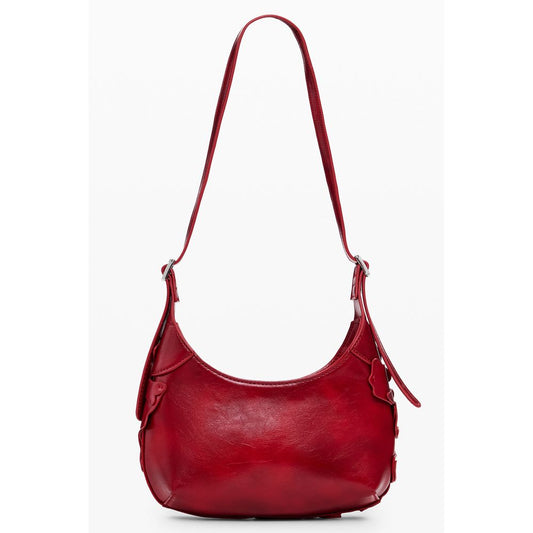 Desigual Red Polyethylene Women Handbag with adjustable strap and secure pocket