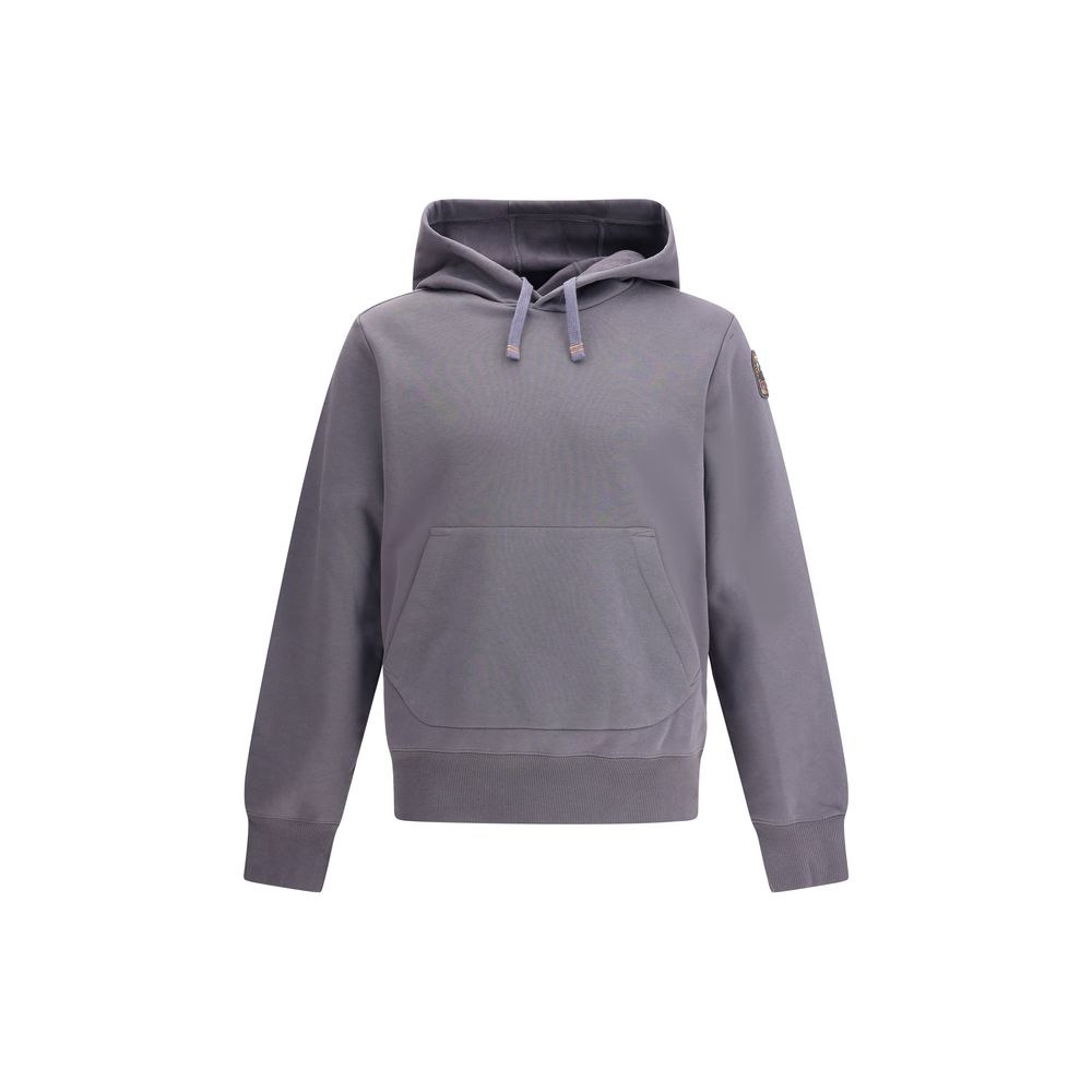 Parajumpers Everest Hoodie in grey with adjustable hood and pouch pocket