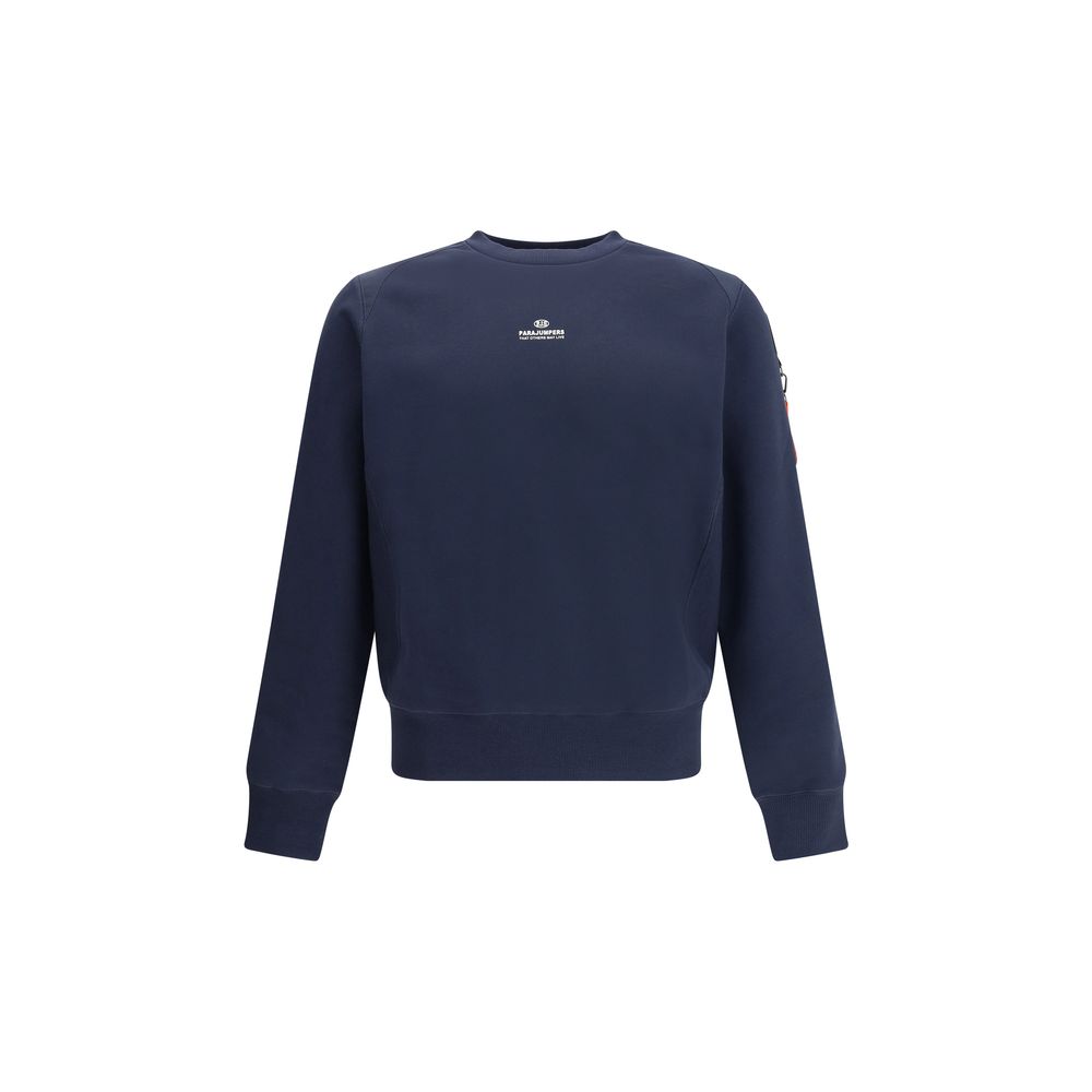 Parajumpers Sabre Basic Sweatshirt in navy, featuring a ribbed crew neck and durable design for versatile everyday wear.