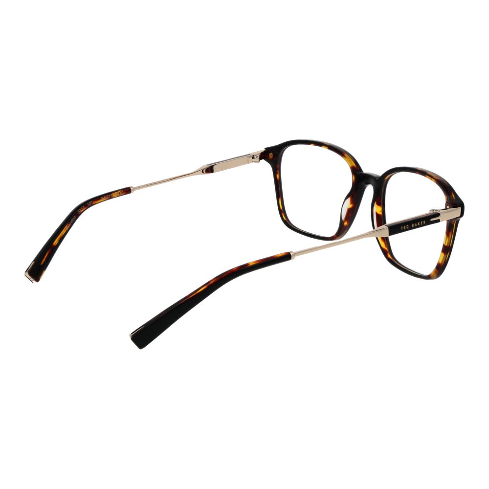 Ted Baker Black Men Glasses Frame in acetate with full-rim black design, featuring demo lenses, size 54-18-140, without spring hinge.