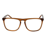 Scotch & Soda Brown Men Glasses Frame with full-rim acetate rectangle design, size 55-17-145, demo lenses, no spring hinge.