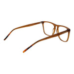 Scotch & Soda Brown Men Glasses Frame, full-rim acetate design with demo lenses, size 55-17-145, includes branded case.