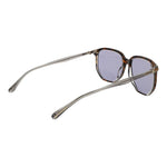 Scotch & Soda Brown Men Sunglass with geometric style, brown metal frame, grey plastic lenses, full-rim, offering 100% UVA & UVB protection.
