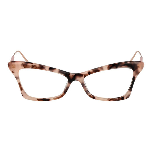 Emilio Pucci Multicolor Women Glasses Frame in full-rim cat eye style with plastic material and demo lenses.
