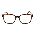 Ted Baker Brown Men Glasses Frame in full-rim acetate with demo plastic lenses, size 54-18-140, includes branded case, brown color.