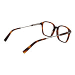 Ted Baker Brown Men Glasses Frame in acetate with full-rim design, demo plastic lenses, and no spring hinge, size 54-18-140.