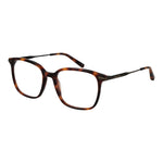 Ted Baker Brown Men Glasses Frame in acetate full-rim style with demo lenses.