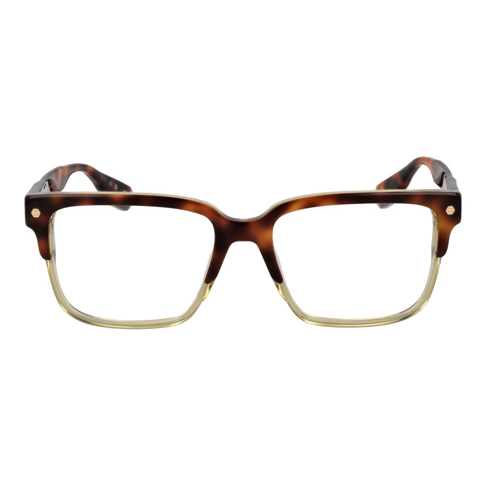 Ted Baker Brown Men Glasses Frame, acetate full-rim style, square lenses, 56-18-145 size.