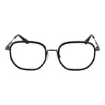 Ted Baker Black Men Glasses Frame, full-rim square style with demo lenses, plastic material, size 53-20-140, includes branded case.