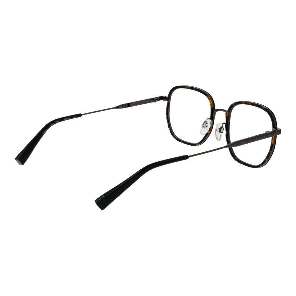 Ted Baker Black Men Glasses Frame, square full-rim plastic design, 53-20-140 size, with demo lenses, includes branded case.