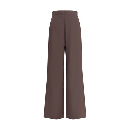Di Stavnitser Brown Fleece Wool Casual Pants