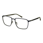 Fila Blue Men Glasses Frame with full-rim square design, rubber material, and demo lenses in blue color.