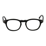 Lozza Black Unisex Glasses Frame with full-rim cellulose acetate structure and demo lenses.