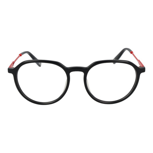 Fila Gray Unisex Glasses Frame with full-rim stainless steel design.