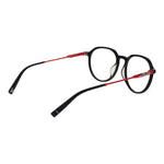 Fila Gray Unisex Glasses Frame in stainless steel with full-rim design and demo lenses, 51mm width, panto style.