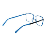 Fila Gray Men Glasses Frame, full-rim square style, rubber gunmetal frame with demo lenses, size 56-17-140.