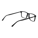 Fila Black Men Glasses Frame with full-rim and plastic material, size 55-16-140, rectangle style with demo lenses.