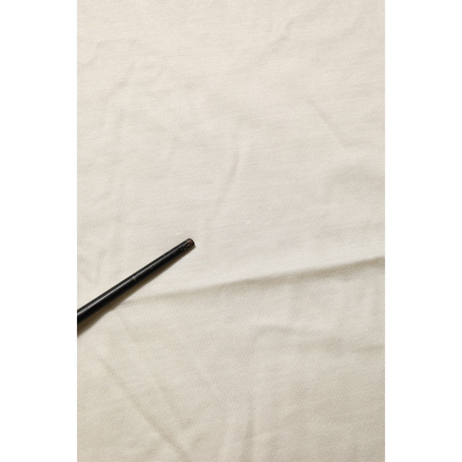 Dolce & Gabbana Off White Silk Crew Neck Short Sleeve T-shirt