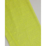 Dolce & Gabbana Neon Green Nylon Logo Lace Leggings Pants Underwear