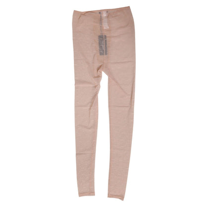 Dolce & Gabbana Beige Nylon Logo Lace Leggings Pants Underwear