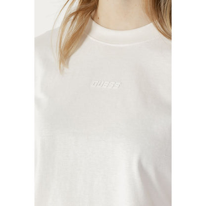 Guess Active Cream Cotton T-Shirt