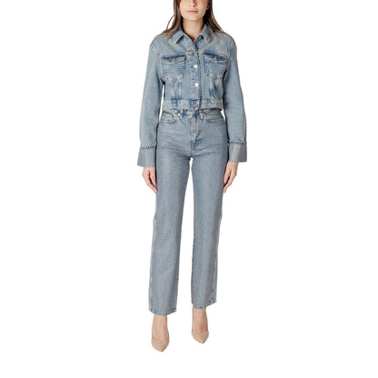 Only Light Blue Organic Cotton Denim Jacket