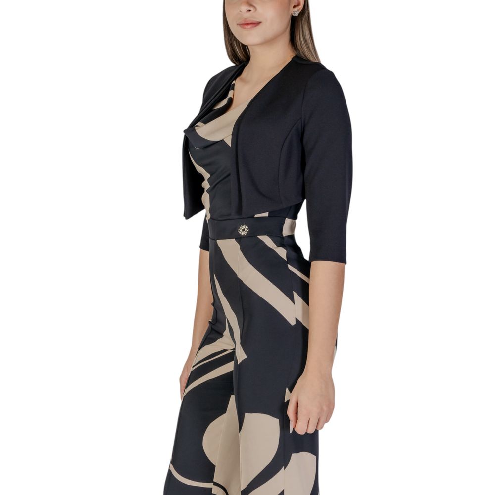 Rinascimento Black Polyester Sleveless Jacket 1728,71956299936,Black,Clothing,IT38|XS,IT42|M,IT44|L,Jackets & Coats - Clothing,New with tags,Rinascimento,Sleveless Jacket - Jackets & Coats - Clothing,Women