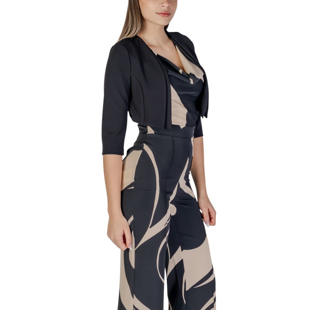 Rinascimento Black Polyester Sleveless Jacket 1728,71956299936,Black,Clothing,IT38|XS,IT42|M,IT44|L,Jackets & Coats - Clothing,New with tags,Rinascimento,Sleveless Jacket - Jackets & Coats - Clothing,Women